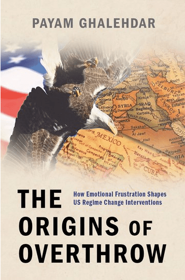 The origins of overthrow book cover by Payam Ghalehdar